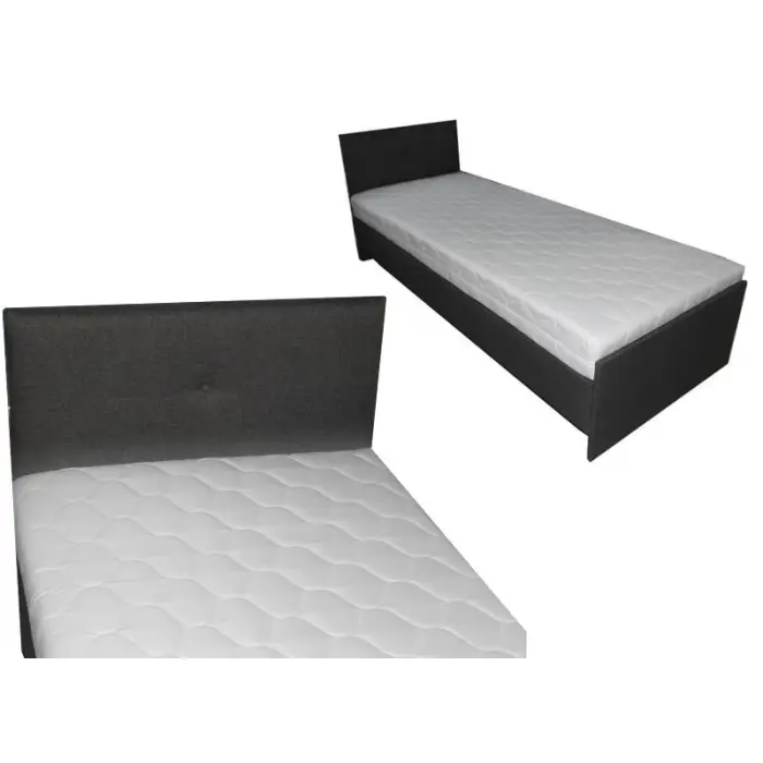 PIK łóżko hotelowe z zagłówkiem tapicerowanym 90x200